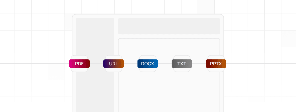 Multiple file types supported